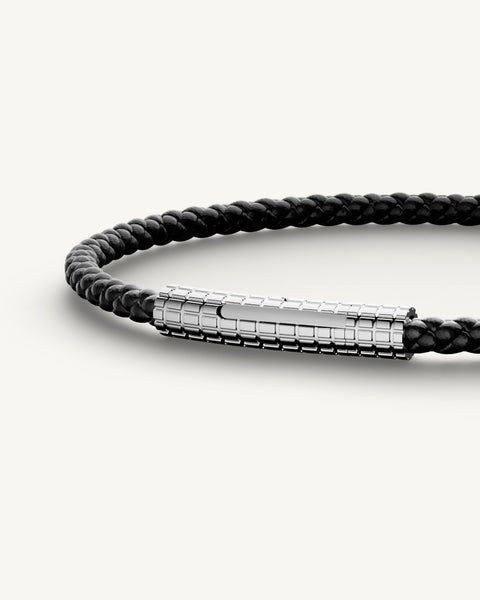 Grid Leather Bracelet | Waldor & Co. Bracelets – WALDOR & CO.