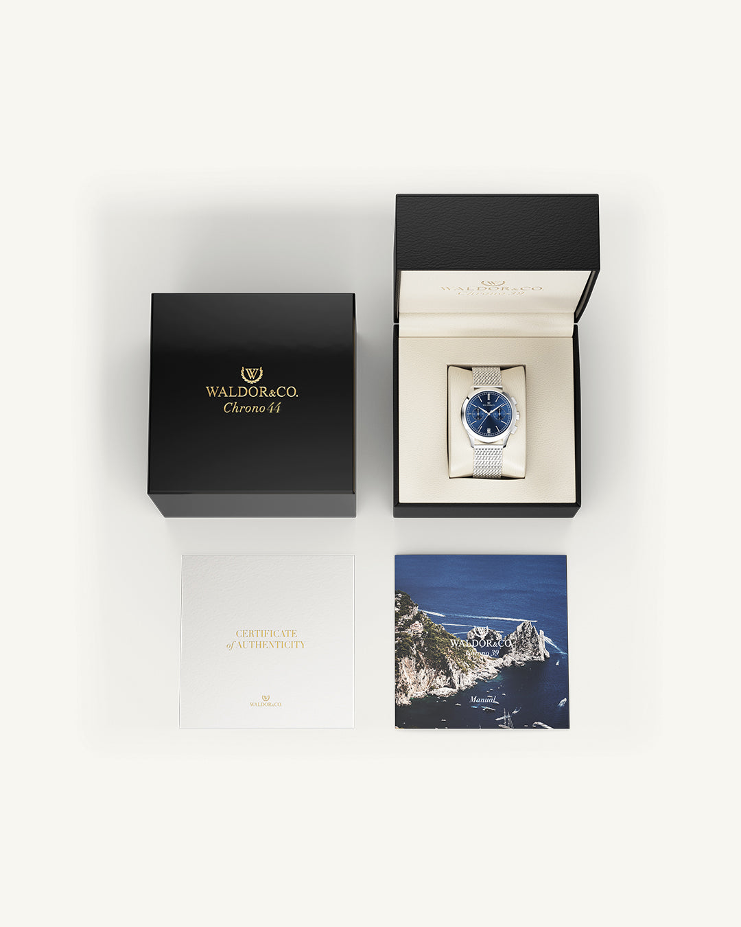 Chrono 44 Sardinia | Waldor & Co. Watches – WALDOR & CO.