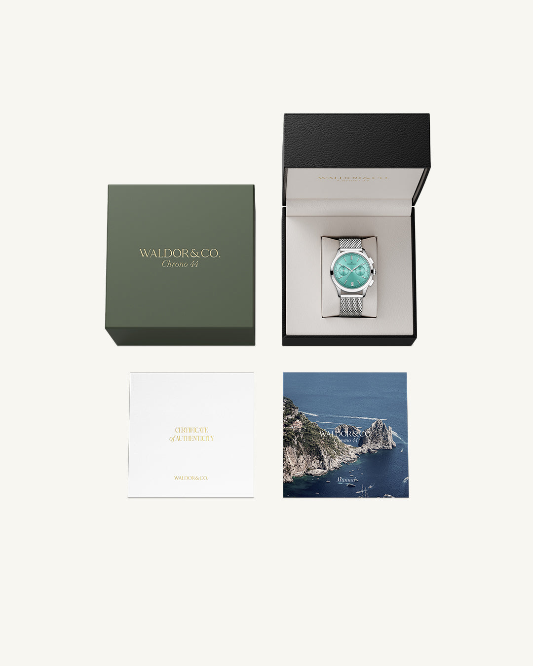 Chrono 44 Sardinia | Waldor & Co. Watches – WALDOR & CO.